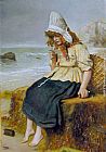 John Everett Millais Message from the Sea painting